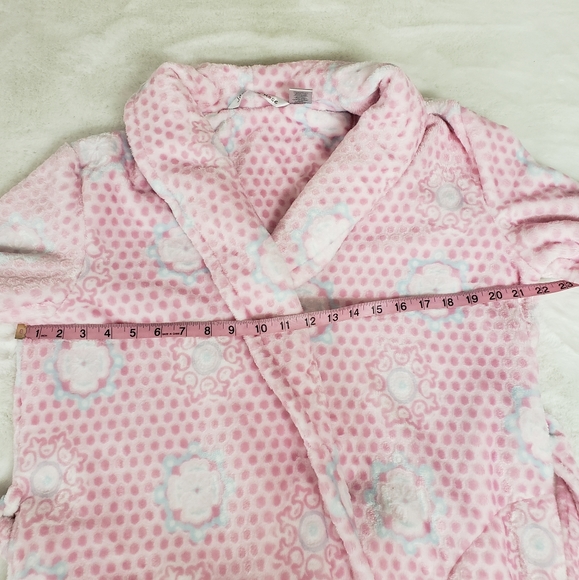 Jasmine Rose plush cozy Robe - SZ M - Picture 5 of 6